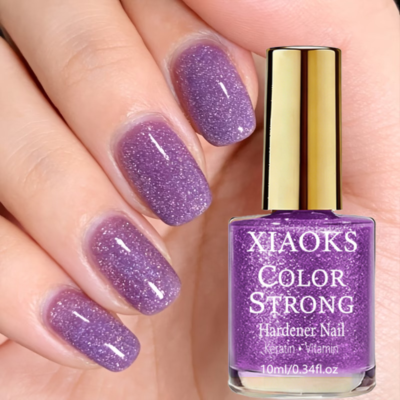 Nail Art Violet - 아이스 클리어 그레이프 퍼플 크러쉬드 다이아몬드