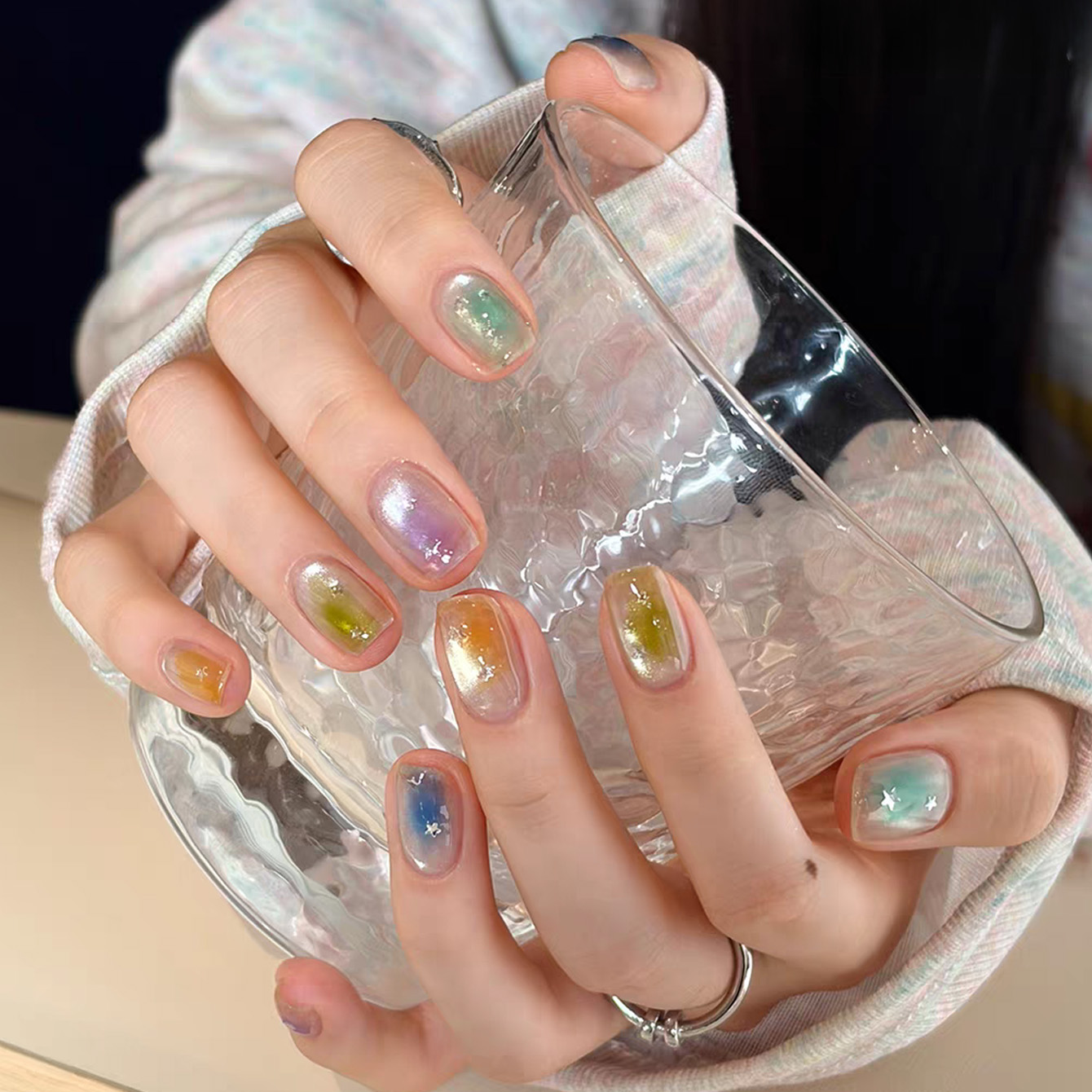 샤크 1개입 2026 신상 팔레트 레인보우 캔디 시리즈 - Nail Art Rainbow 리뷰 및 가격