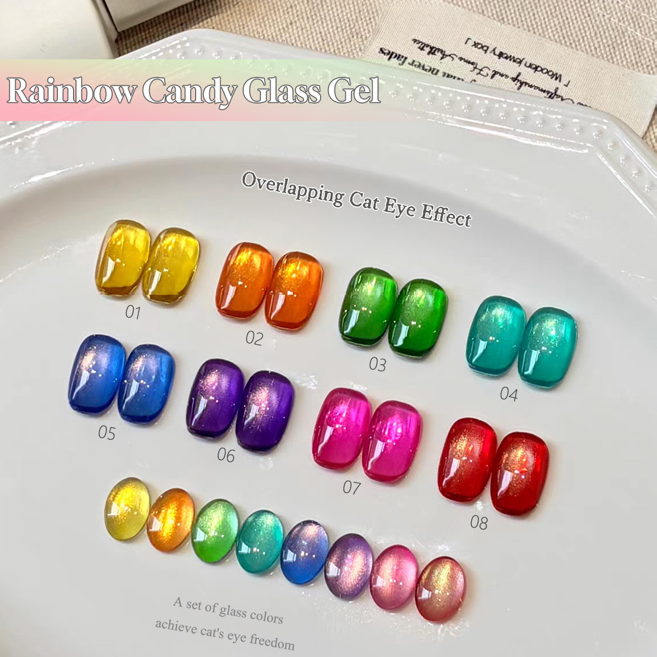 샤크 1개입 2026 신상 팔레트 레인보우 캔디 시리즈 - Nail Art Rainbow 리뷰 및 가격