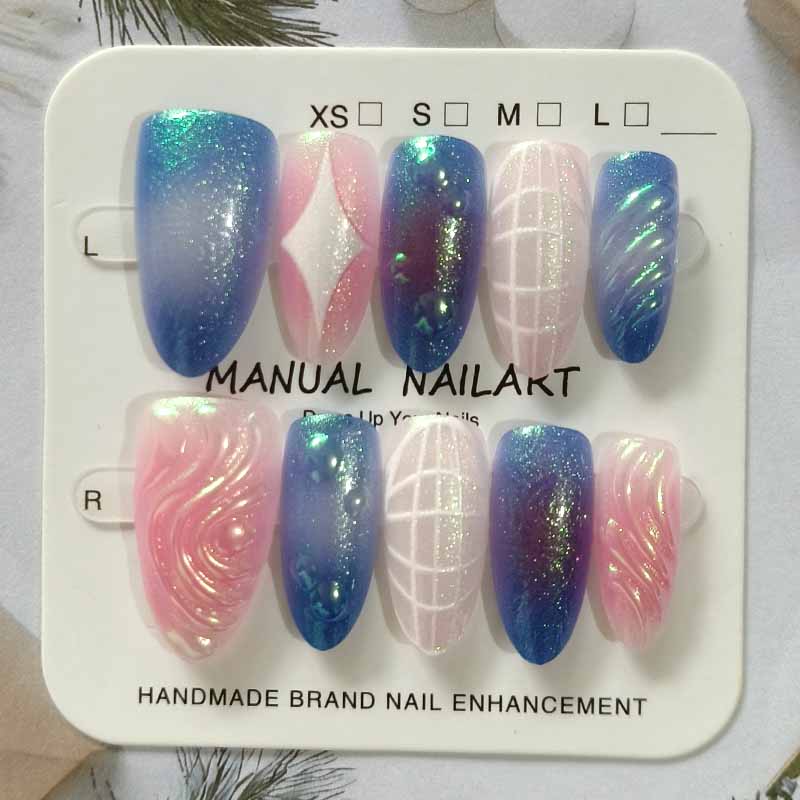 10개입 반짝이는 고양이 눈 장식 고품질 3D 릴리프  - Nail Art Cat Eye 리뷰 및 가격