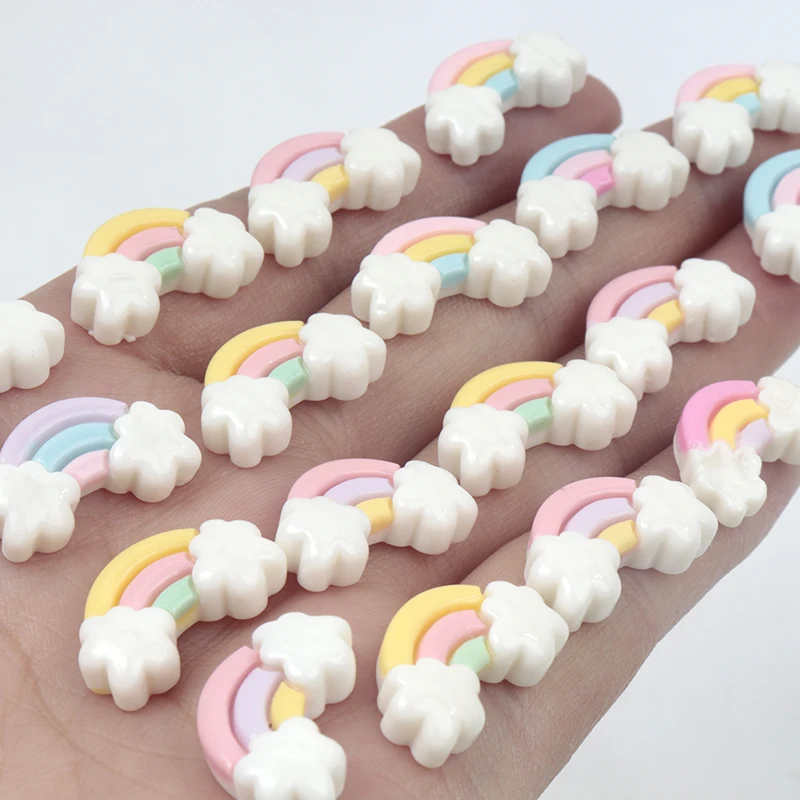 30Pcs/300pcs 미니 수지 레인보우 플랫 스크랩 - Nail Art Rainbow 리뷰 및 가격