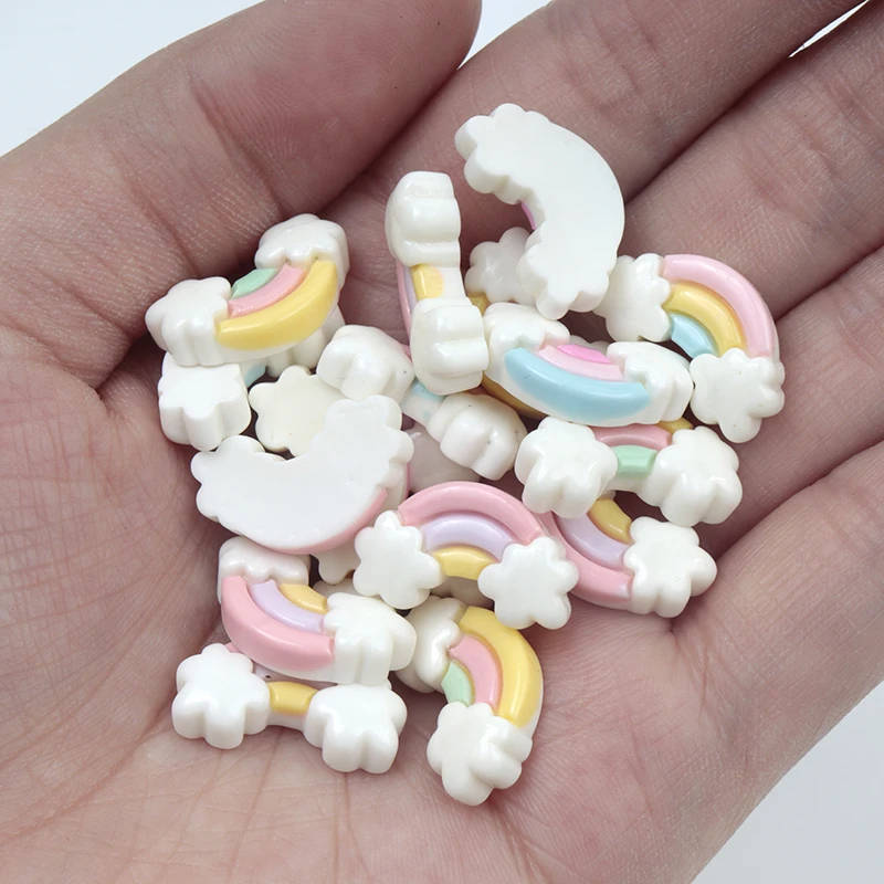 30Pcs/300pcs 미니 수지 레인보우 플랫 스크랩 - Nail Art Rainbow 리뷰 및 가격