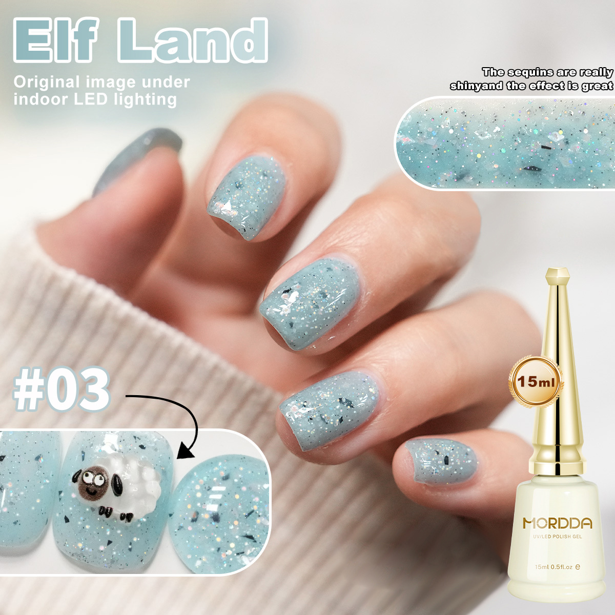 6가지 색상 15ml 캣아이 폴리쉬 레인보우 글리터 그 - Nail Art Rainbow 리뷰 및 가격