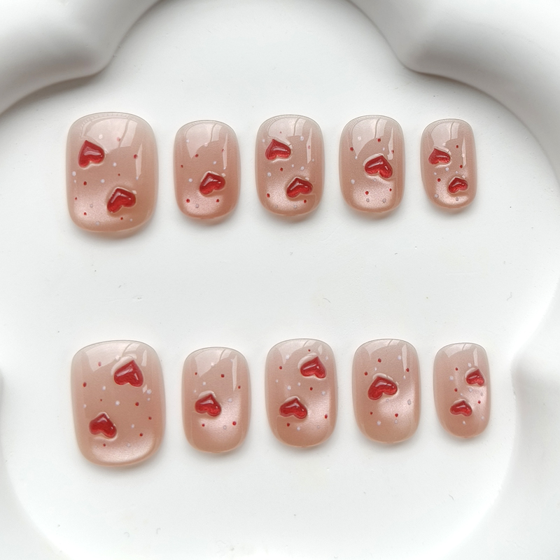 10개 프랑스 스타일 귀여운 스윗하트 네일 아트 웨어러 - Nail Art Cat Eye 리뷰 및 가격
