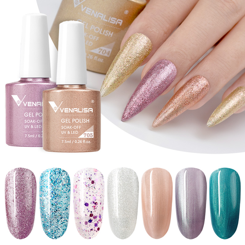 Venalisa VIP3 세미 퍼머넌트 뷰티 젤 매니큐 - Nail Art Violet 리뷰 및 가격