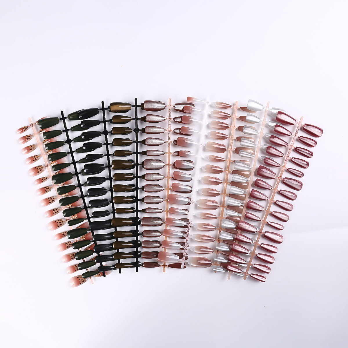30개입 타원형 짧은 핑크 프레스온 네일 심플 옴브레  - Nail Art Ombre Pink 리뷰 및 가격