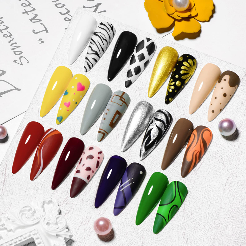 CHUNSHU 5ml No Wipe 4in1 반고체 페 - Nail Art Full Design 리뷰 및 가격